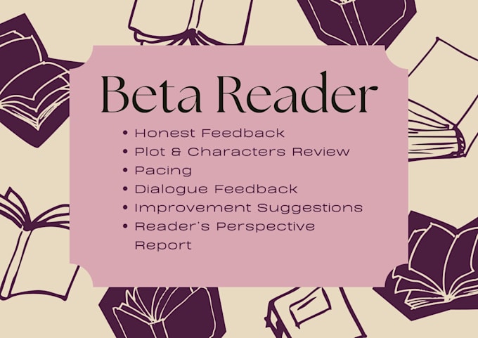 be an honor to read the beta version of your manuscript