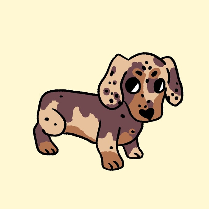 turn your pet into a silly, cute doodle illustration