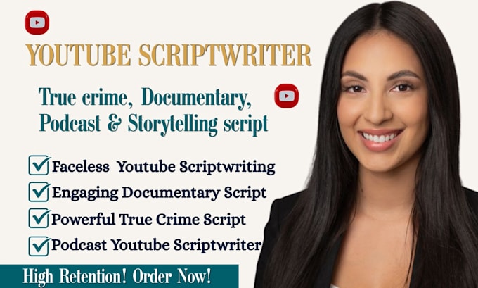 write french youtube script, true crime script, documentary script writing