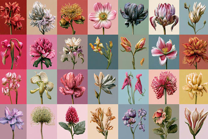 do your beautiful vintage botanical illustration