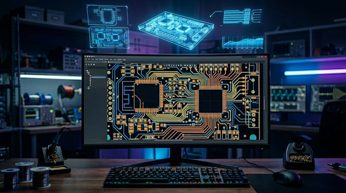 design esp32, stm32 and custom embedded systems pcb
