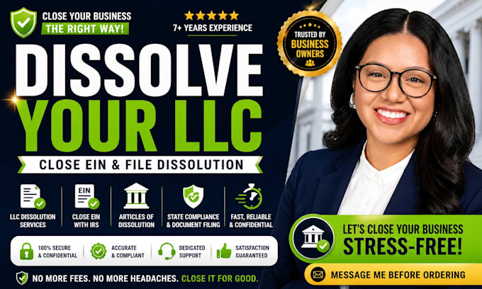 dissolve your US llc, close ein, and file llc dissolution