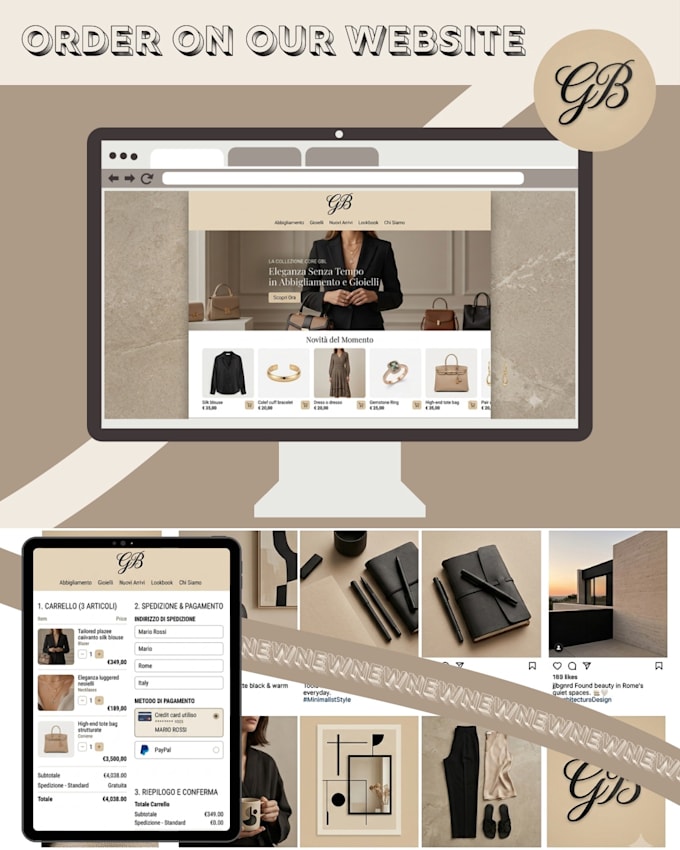 design aesthetic instagram templates