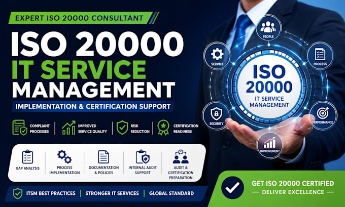 implement iso 20 000 itsm compliance and certification support