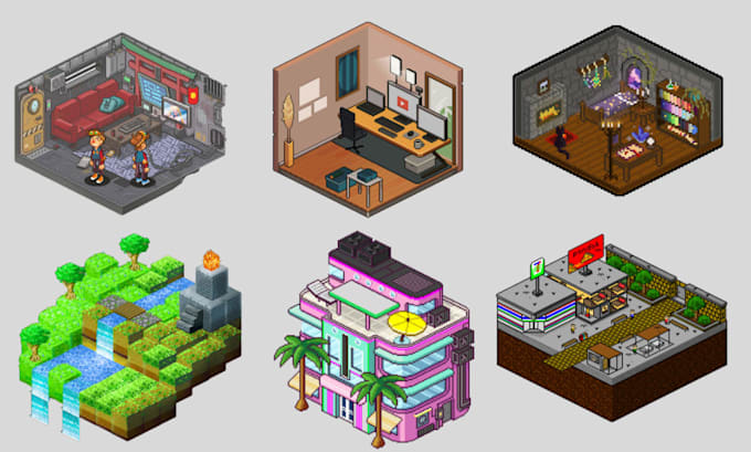 2d retro pixel art character sprites pixel animation isometric pixel art tileset