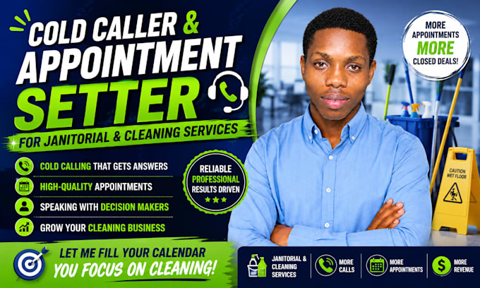 do cold calling, lead generation and appointment setting for janitorial