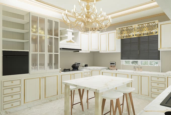 design interior and exterior spaces and 3d renders