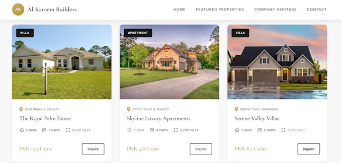 develop a clean responsive html css website or landing page