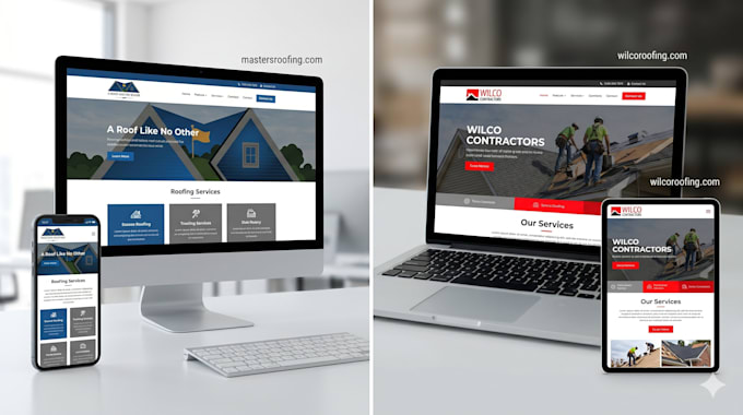 design a roofing website that generates more leads