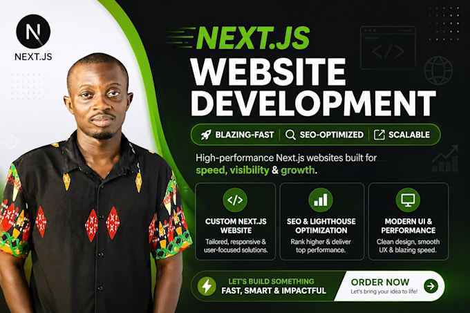be your full stack developer for saas frontend and backend developer nextjs