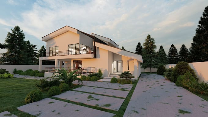 create architectural bim models, drawings and renders in revit