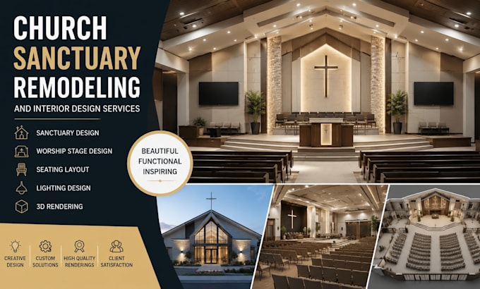 provide church sanctuary remodeling and interior design