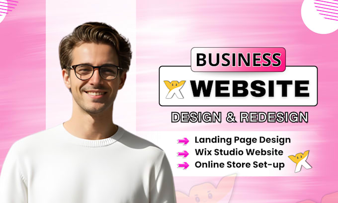 build wix website, design or redesign wix business webiste, website development