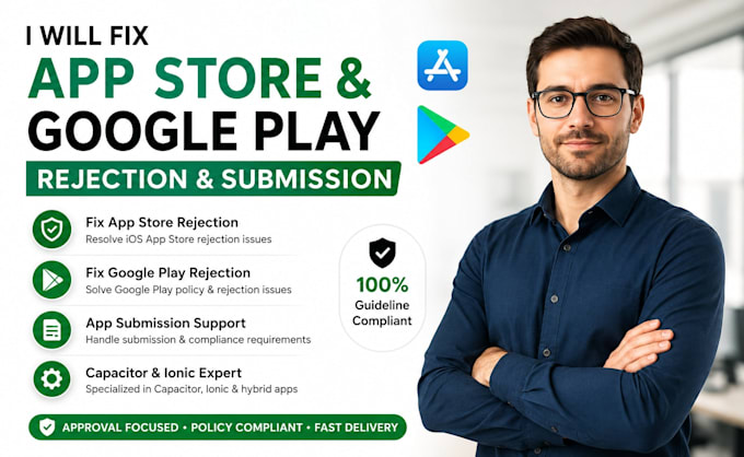 fix ios android app rejection app store google play submission capacitor ionic