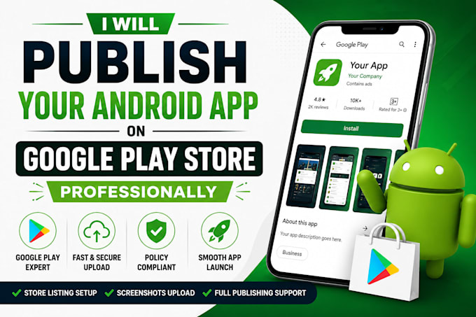 upload and publish your app on google play console