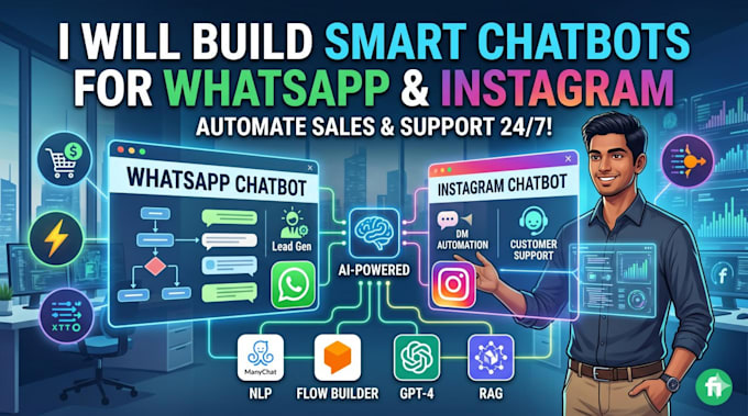 build a professional business driven chatbot for all your social media platform