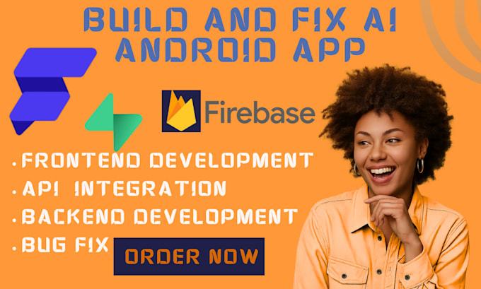 build flutterflow mobile app developer,flutter developer, android dev firebase