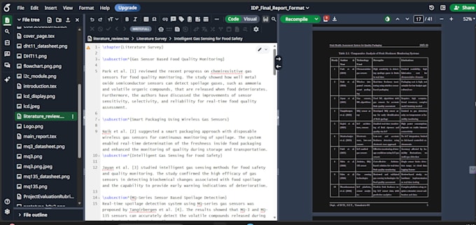 format and typeset your documents using latex and overleaf