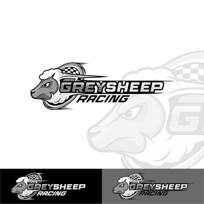 design a sheep logo