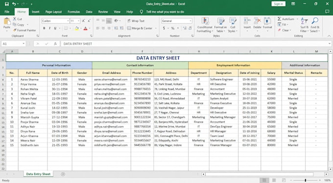 be high speed and accurate on data entry with high satisfaction