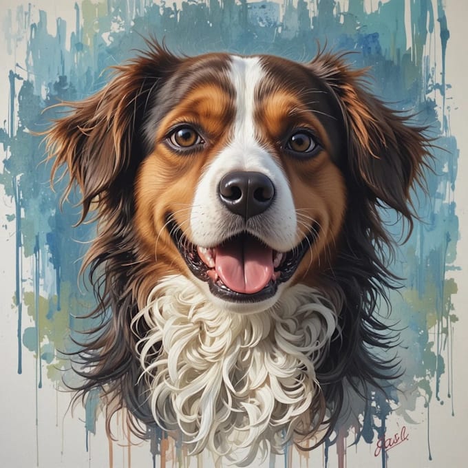 paint stunning pet portrait