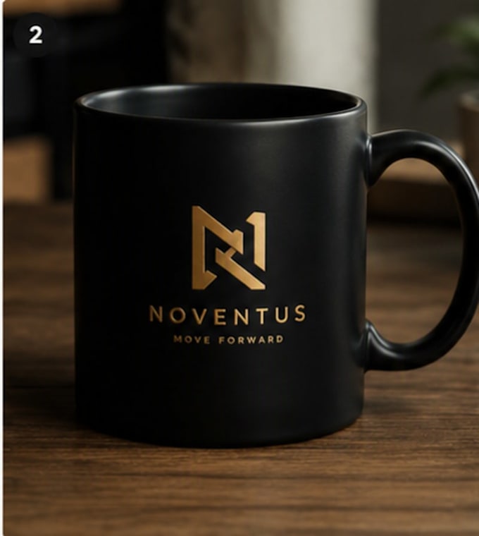 create modern logo and brand mockup designs