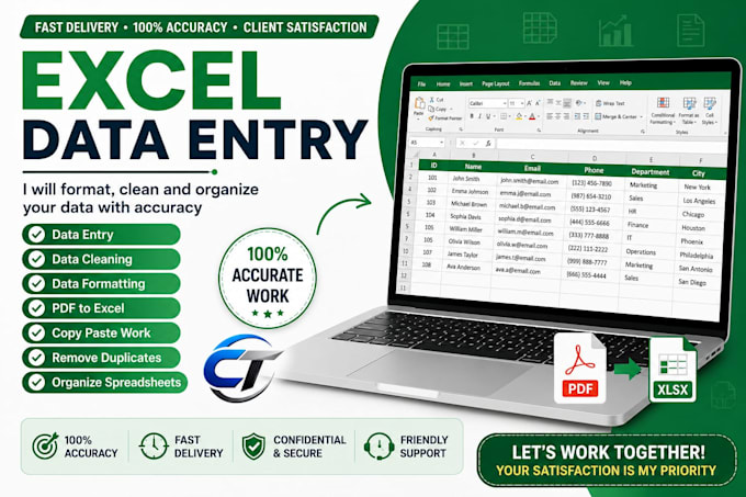 do excel data entry,excel dashboard with reports