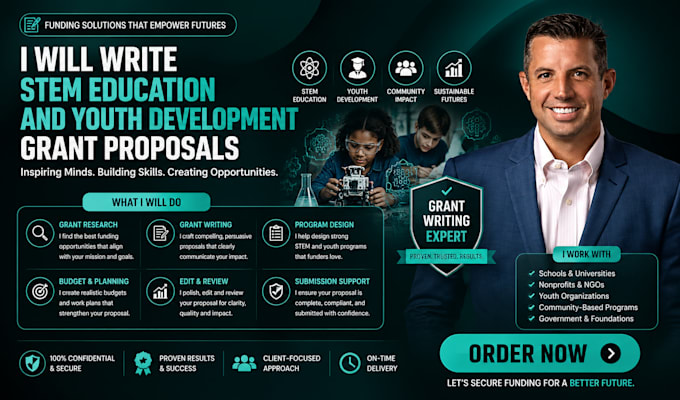 write stem education and youth development grant proposals