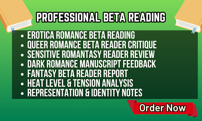 beta read erotica romance stories queer beta reader, sensitive romantasy reader