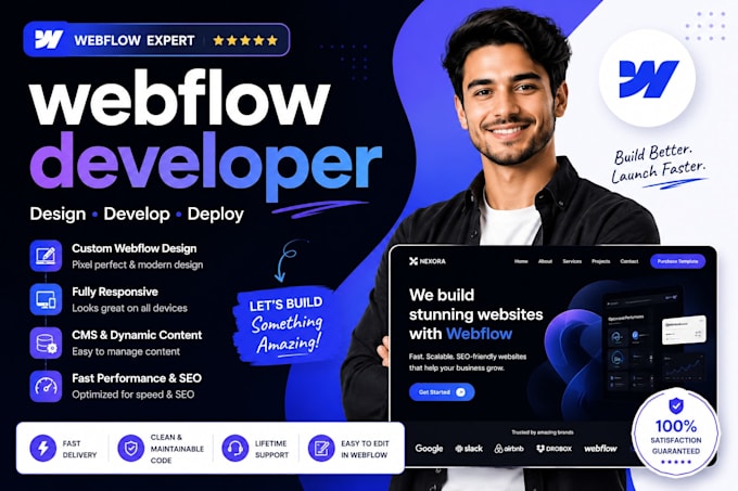 be webflow developer, figma to webflow, webflow expert, webflow development