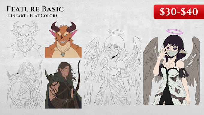 create your dnd or ttrpg character in a high quality and no ai