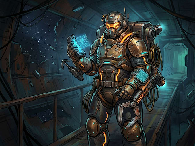 sci fi illustration and sci fi art