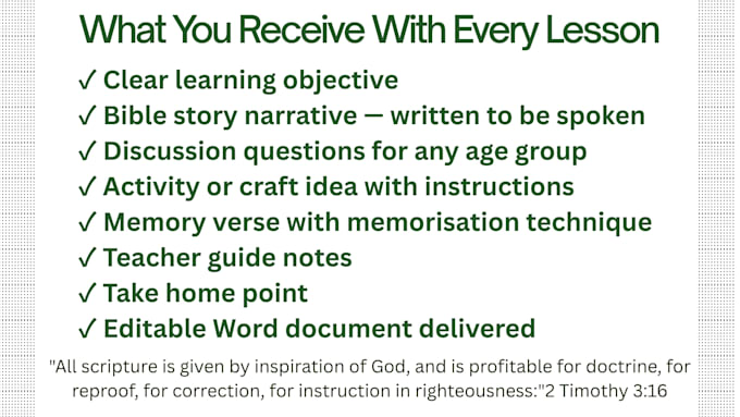 write custom sunday school curriculum for your church