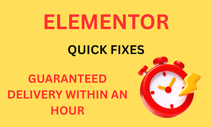 fix elementor errors, broken layouts, and responsive design issues