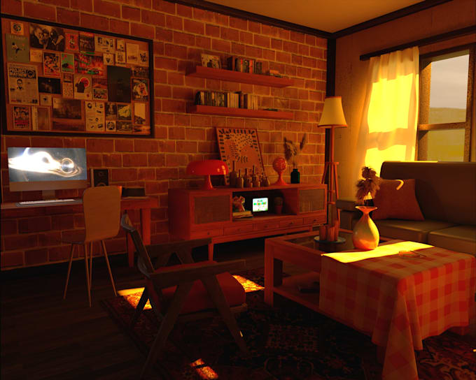 create 3d models, renders and architectural visualizations