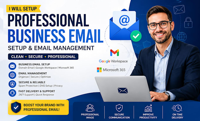 setup professional business email and email management