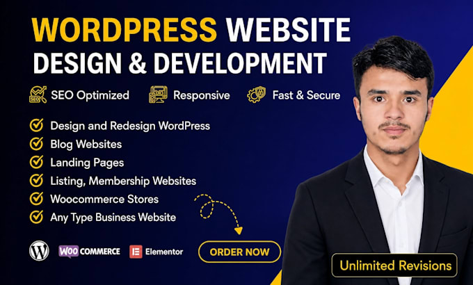 create a wordpress website design and wordpress website development
