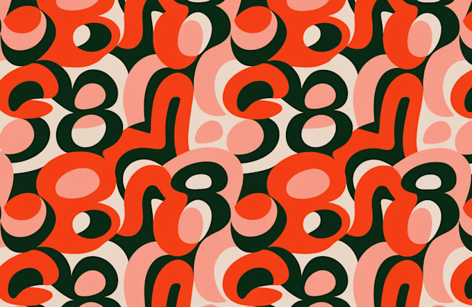 create seamless pattern design or texture