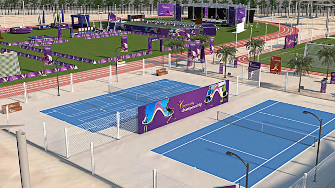 redesign functional sports infrastructure,event complex layout,athletic facility