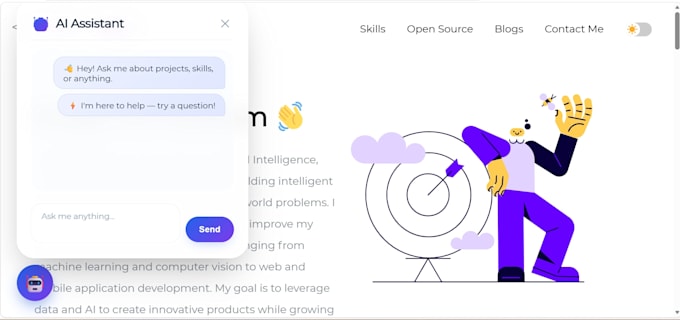 develop an ai chatbot or agent with rag and llm integration