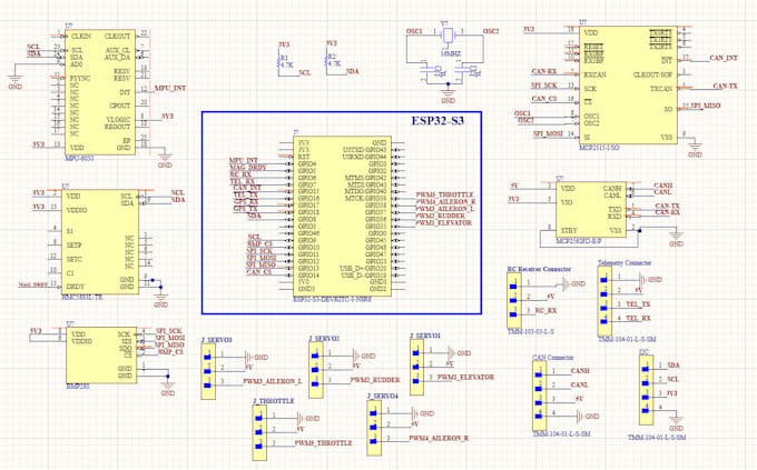 design professional schematic and pcb in altium or proteus
