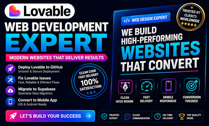 fix lovable ai website,saas mvp,lovable dev supabase,clone lovable to wordpress