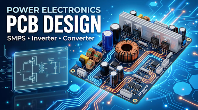 design power electronics pcb, smps, inverter and converter circuits