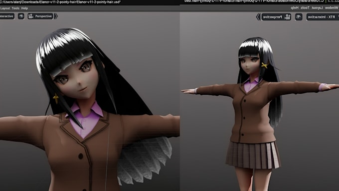 create custom 3d vtuber avatar model rigging blender vrm vseeface animaze unity