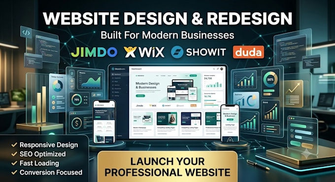 design jimdo website design jimdo website redesign duda showit tilda wix