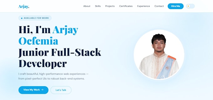 do modern responsive web design portfolio
