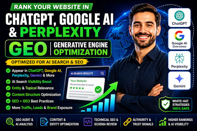 do website GEO optimization to rank on chatgpt perplexity ai overviews