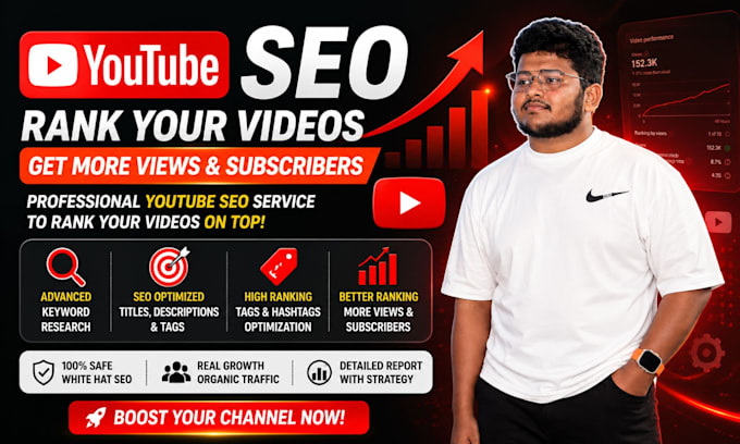do complete youtube vedio SEO and video optimization