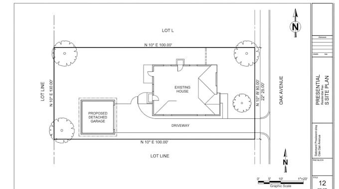 prepare site plan, plot plan and zoning plan for permit approval