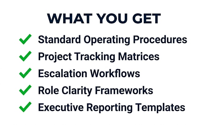 design governance sops and delivery frameworks for your technical team